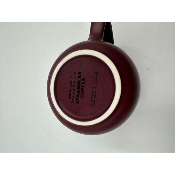 Starbucks Bone China Burgundy Coffee Mug - Picture 4 of 4